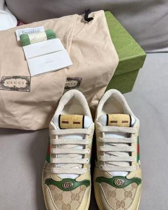 GUCCI Screener Sneakers Uomo, Taglia 43