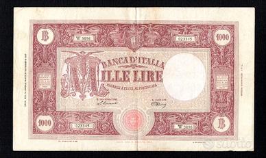 MILLE 1000 LIRE GRANDE M BARBETTI  14/04/1948 RARA