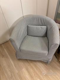 Coppia poltrone IKEA Tullsta tessuto sfoderabili