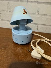 Luce comodino bambini anni 70 con carllon