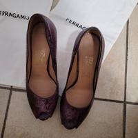 Scarpe décolleté Ferragamo pitone