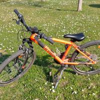 Bici Mtb bambino 9-12 anni 24 pollici ARANCIONE
