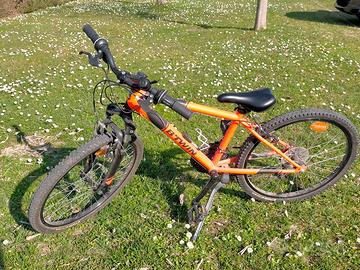 Bici Mtb bambino 9-12 anni 24 pollici ARANCIONE