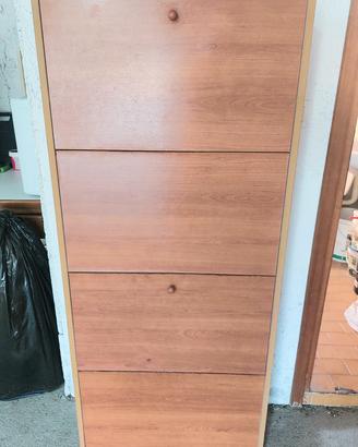 SCARPIERA GRANDE SLIM CON 4 RIBALTE 