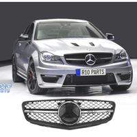 GRIGLIA MERCEDES W204 LOOK AMG C63 NERO LUCIDO CRO