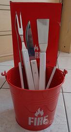 Set utensili BBQ 