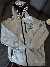 felpa bambino grigia originale marines