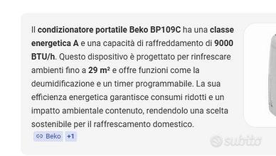 condizionatore portatile tipo pinguino