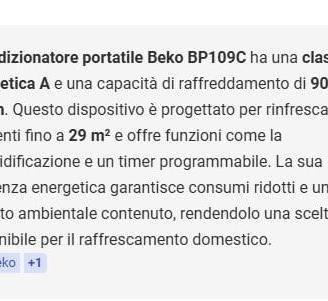 condizionatore portatile tipo pinguino