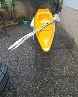 Canoa / Kayak rigido biposto + Pagaie e Giubbotti