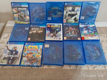 ps4 pad giochi e visore