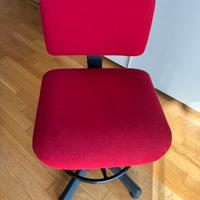 Sedia girevole da scrivania o zona trucco