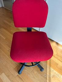 Sedia girevole da scrivania o zona trucco