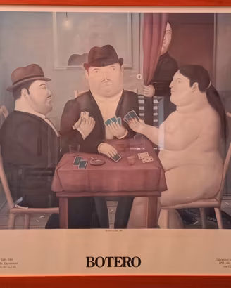 FERNANDO BOTERO "I GIOCATORI I CARTA"