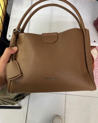 COCONUDA Borsa Donna Marrone Cammello Elegante