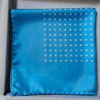 Marinella Pochette fazzoletto da taschino azzurro
