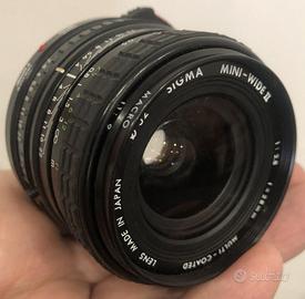 Sigma Mini Wide II 28mm f2,8 MC attacco Canon FD