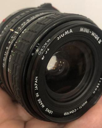 Sigma Mini Wide II 28mm f2,8 MC attacco Canon FD