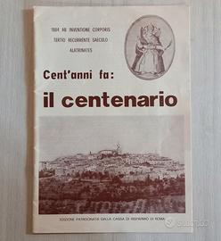 Fascicolo Alatri - Il centenario 1984 San Sisto 