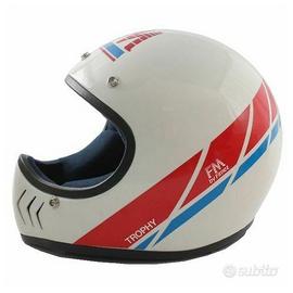Casco FM Fimez Trophy bianco epoca anni 80
