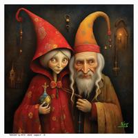 Opera di NYX "Maghi"