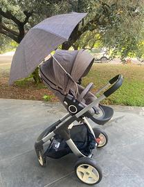 Passeggino e navetta Stokke Crusi grigio mélange