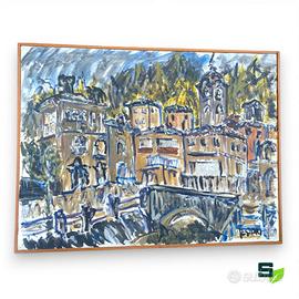 QUADRO PAESAGGIO COLLINARE - firmato TESTORI