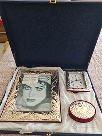 Set in Argento – Cornice, Orologio