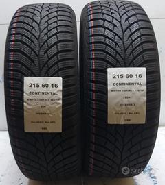 2 GOMME 215 60 16 CONTINENTAL A1886