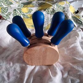 set di coltelli da formaggio