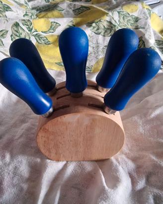 set di coltelli da formaggio