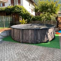 Piscina formato cerchio, diametro 4 metri