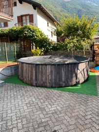 Piscina formato cerchio, diametro 4 metri