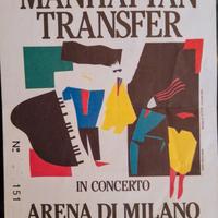 Biglietto usato concerto Manhattan Transfer - 1989