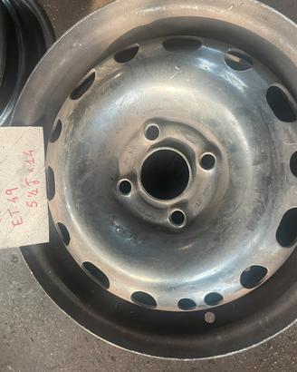 2 cerchi in ferro opel  (R14)