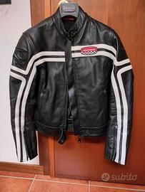 Giacca Moto Donna in Pelle stile Vintage