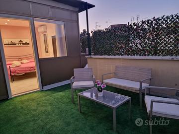 Attico Vista S.Pietro a 40m Metro A - 4 Camere