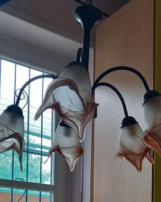 Lampadario e abat jour