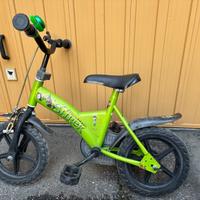 Bici Shrek Verde 14 pollici 3/4 anni