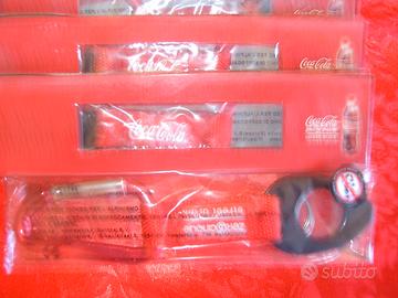 porta chiavi e bottiglia a moschettone COCA COLA