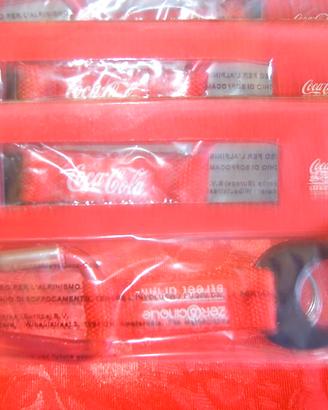 porta chiavi e bottiglia a moschettone COCA COLA