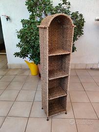 Portaoggetti in rattan naturale