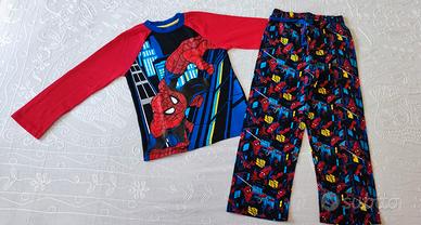 pigiama spiderman 5-6 anni 