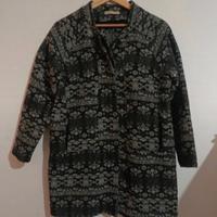 Giacca lunga con fantasia L XL Piazza Italia 