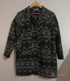 Giacca lunga con fantasia L XL Piazza Italia 