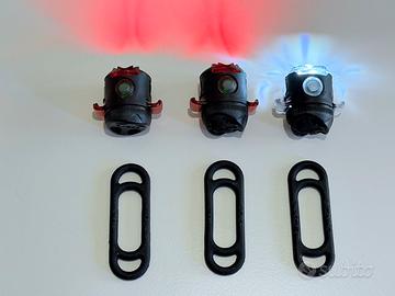 Set 3 luci bici ricaricabili LEZYNE FEMTO USB C