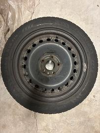 4 cerchi in ferro raggio 16 per Alfa Romeo