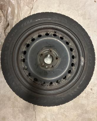 4 cerchi in ferro raggio 16 per Alfa Romeo