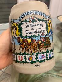 Boccale birra Oktoberfest 1991