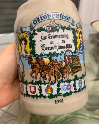Boccale birra Oktoberfest 1991